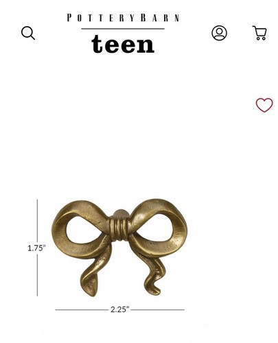 Pottery barn teen - barn, bow