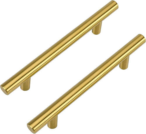 Gold kitchen handles - kitchen, 160mm