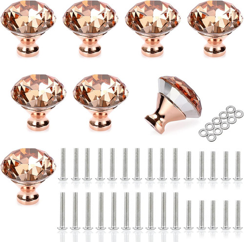8pcs crystal glass cabinet - glass,