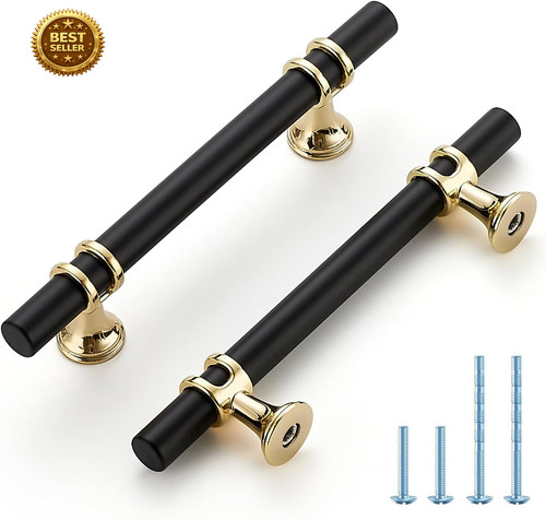 Matte black gold - &,