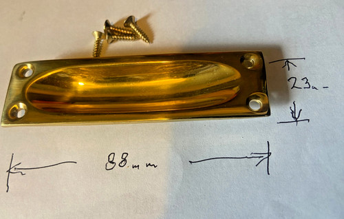 Polished brass flush recessed - polished,